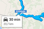 Affittacamere I Coralli - Come arrivare in auto